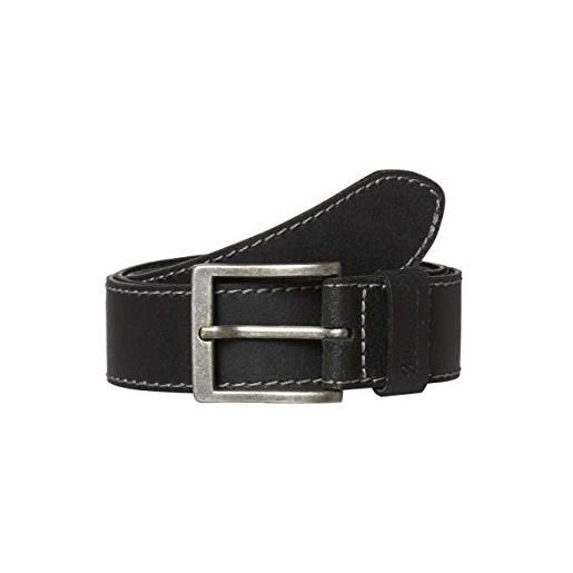 Wrangler stitched belt cintura, mid brown, 115 uomo