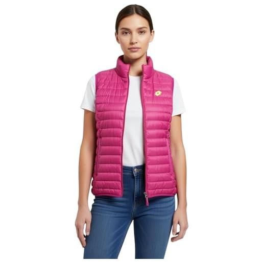 Lotto gilet donna estivo senza maniche - giacca donna primaverile - trapuntato donna leggero - 60 grammi - rosa - l