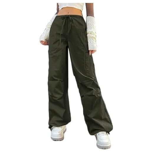 Pantaloni cargo multi-tasca da uomo, pantaloni da trekking antivento e impermeabili, va regolabile | SHEIN ALIA