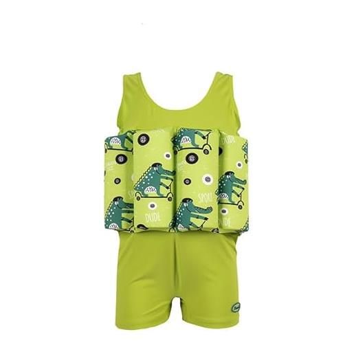 Odziezet costume da bagno per ragazzi infanziale bambini con galleggiante per imparare a nuotare, con protezione uv