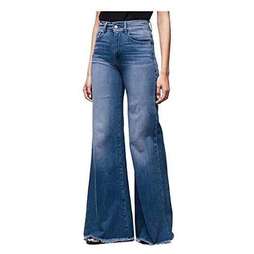 NOAGENJT jeans donna vita alta pantaloni sci donna aderenti pantaloni donna invernali larghi jeans larghi donna vita bassa fibbia nero #1 23.99