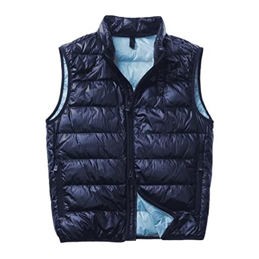 Blauer smanicati imbottito piuma piumino a gilet, 888 blu, 2xl uomo