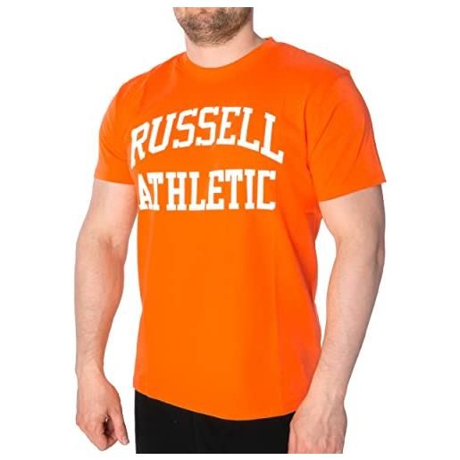Russell Athletic crewneck tee - maglietta da uomo, colore: arancione. , l