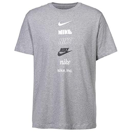 Nike m nsw tee club+ hdy pk4 t-shirt, bianco, xxl uomo