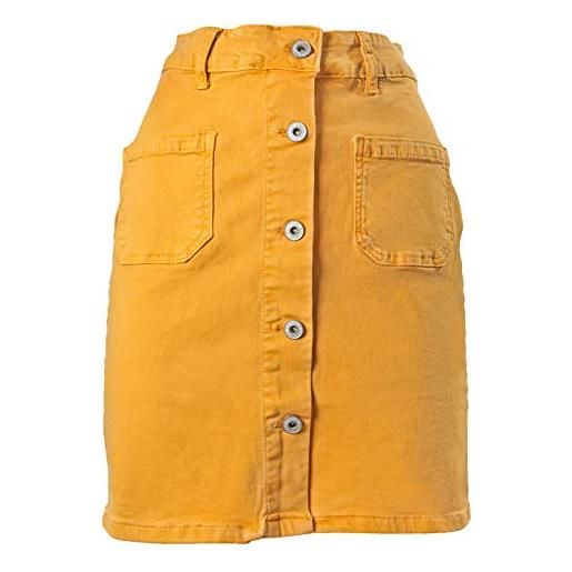 JOPHY & CO. mini gonna jeans denim donna in cotone, articoli & stili vari. (verde militare (cod. 1030), xl)