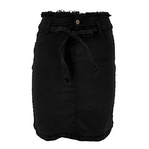 JOPHY & CO. mini gonna jeans denim donna in cotone, articoli & stili vari. (verde militare (cod. 1030), m)