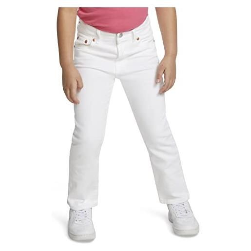 Levi's lvg 710 super skinny jeans bambine e ragazze, bianco (white), 14 anni