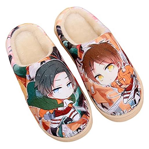 WANHONGYUE natsume yuujinchou anime pantofole da donna uomo morbido peluche ciabatte scarpe da casa inverno caldo antiscivolo slippers indoor outdoor