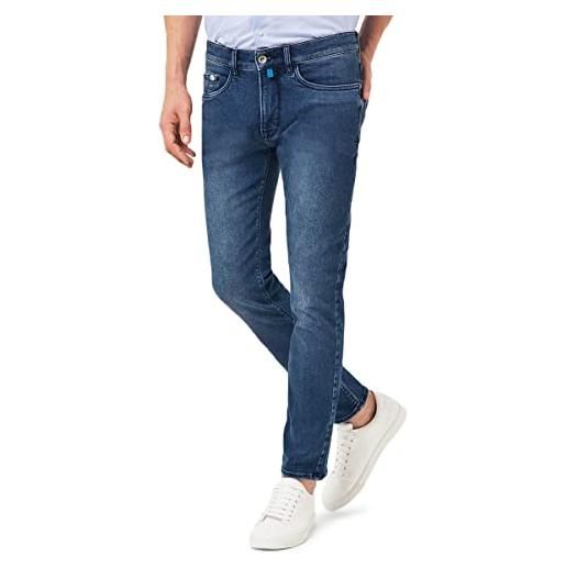 Pierre Cardin lyon future flex jeans da uomo, dark navy washed, 33w x 34l