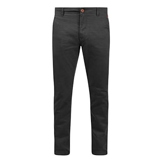 b BLEND blend kainz pantaloni chino pantalone da uomo elasticizzato regular- fit, taglia: w38/34, colore: ebony grey (75111)