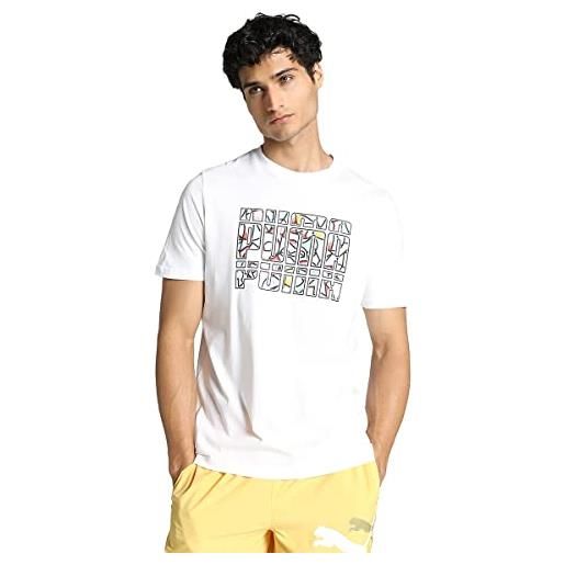 PUMA t-shirt graphics summer da uomo xl white