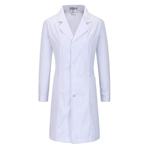 shane&shaina da donna abiti da lavoro cappotto bianco giacca medici infermiera manica lunga lungo paragrafo (s)
