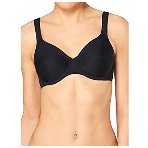 Triumph modern soft+cotton w, reggiseno con ferretto donna, nero, 5d