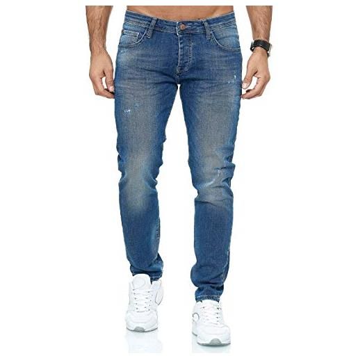 Redbridge jeans da uomo pantalone denim ampia gamma di misure stone. Washed arena blu/nero w36 l32