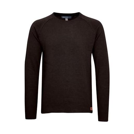 b BLEND blend nathan maglione pullover maglieria da uomo con girocollo in cotone 100% , taglia: m, colore: dark navy blue (74645)