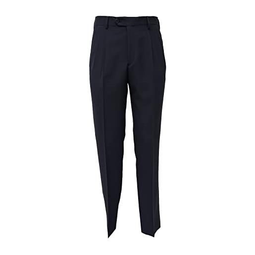 Mac Lain pantalone classico due pence fresco lana made in italy primavera estate m2249 taglie dalla 46 alla 62 vari colori taglia 48 colore blu
