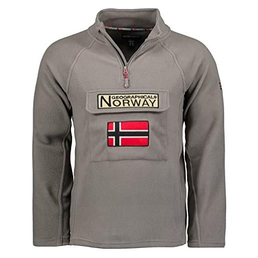 Geographical Norway tymclass hz men - pile caldo con zip da uomo - giacca di felpa invernale morbida e calda da uomo - morbida fodera a maniche lunghe per il sudore (blu_marino m)