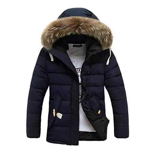 Jimmackey Uomo jimmackey giubbotto uomo invernali, giubbotto parka uomo invernale giacca cappotto giacche primaverili uomo