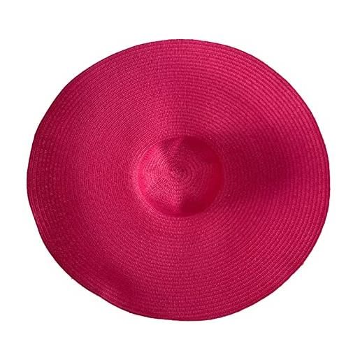MCHDMI cappello donna estivo, cappelli da spiaggia oversize for donna cappello estivo a tesa larga cappello di paglia grande protezione uv cappello da sole pieghevole chapeau (color: 009, size: on