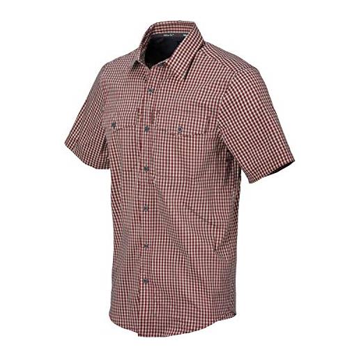 Helikon-Tex covert concealed carry short sleeve shirt red dirt checkered (ko-ccs-cb-c5)