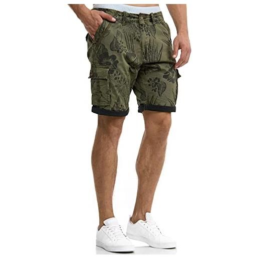 Indicode uomini albert cargo shorts | pantaloncini hawaii vintage xxl