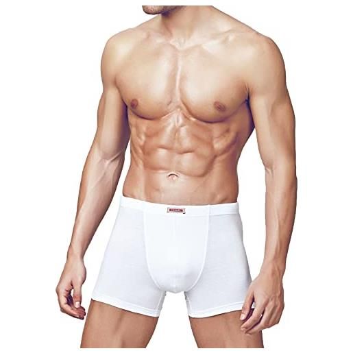 PRIMAL boxer uomo - slip uomo offerta 4 pezzi in cotone elasticizzato taglie maxi conformato (4 boxer colori assortiti, 5xl)