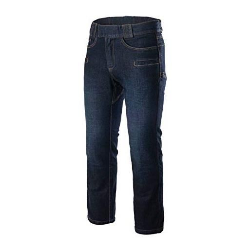 Helikon-Tex uomo grayman tactical jeans slim denim mid dark blue taglia 32w / 32l