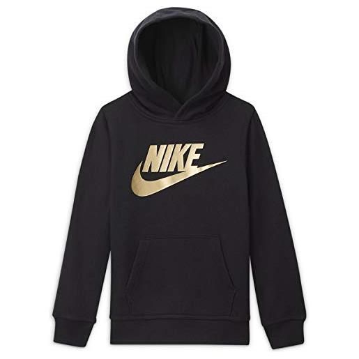 Nike sportwear felpa nero da bambino 86g703-g0g