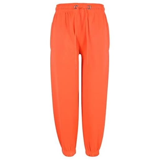 A2Z 4 Kids® bambini ragazzi ragazze joggers jogging pantaloni - fleece trouser neon orange 11-12