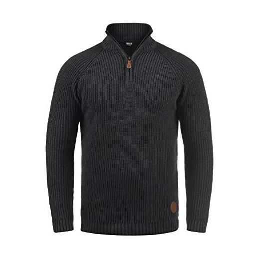 !Solid xenox - maglione da uomo, taglia: l, colore: black (9000)