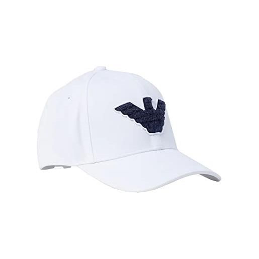 Emporio Armani cappellino da baseball, 00020 nero-nero, taglia unica unisex-adulto