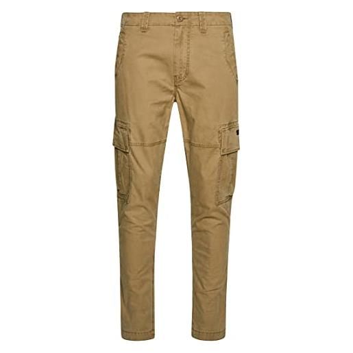 Superdry core cargo pantaloni, abito beige, 30w x 32l uomo