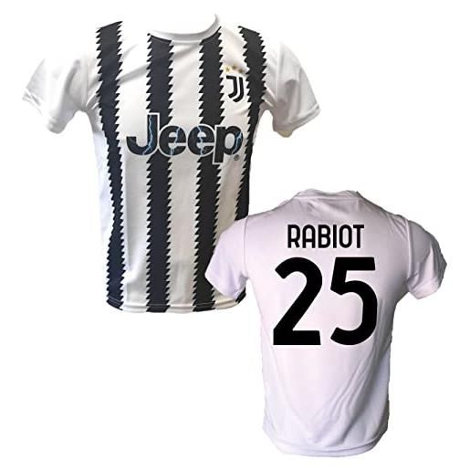 DND di D'Andolfo Ciro maglia calcio rabiot 25 replica autorizzata 2022-2023 taglie da bambino e adulto (xl (adulto))