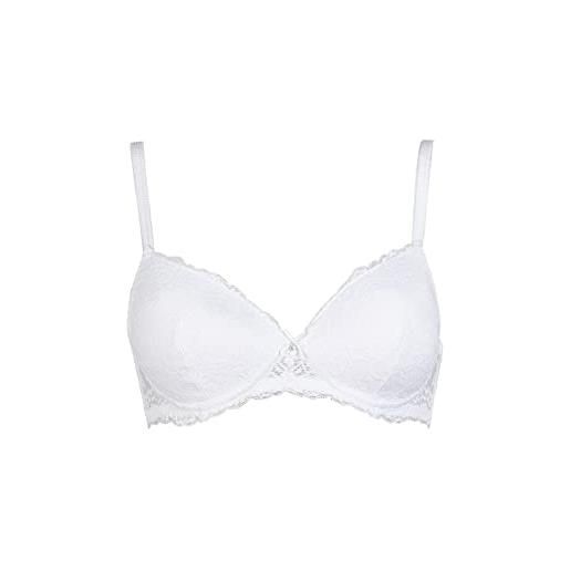 SIèLEI reggiseno push-upi in pizzo senza ferretto in un morbido pizzo attuale e malizioso elegante e raffinato art 2676 (b, bianco, 2)