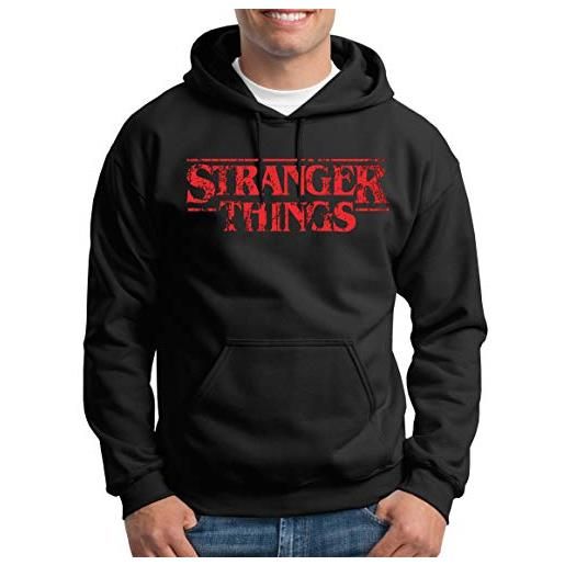 TShirt-People stranger logo things - felpa con cappuccio da uomo nero m