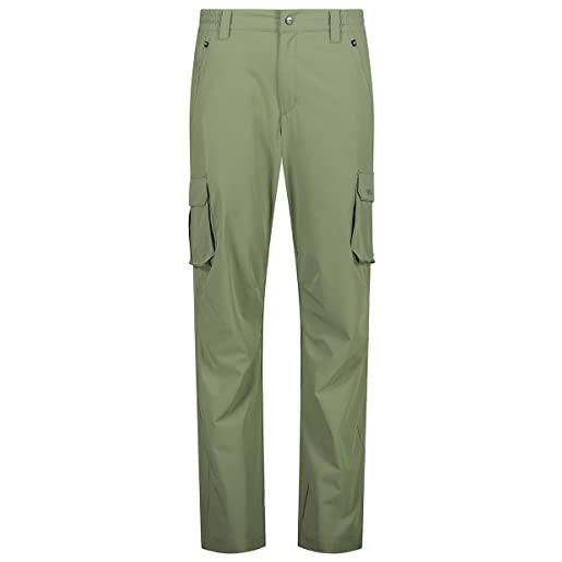 CMP pantalone leggero da trekking stretch con tasconi laterali da uomo - 31t5617 (54, torba)