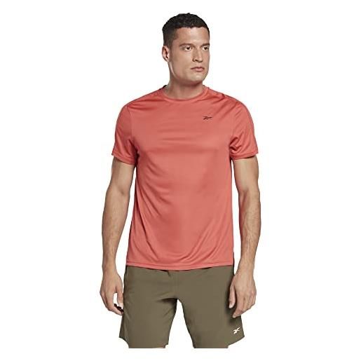 Reebok workout ready short sleeve tech t-shirt (manica corta), army green, s uomo