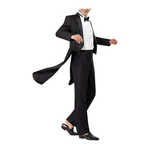UMISS uomo 2 pezzi di frac e vintage abiti da sposo groomsmen da ballo formale smoking (giacche + pantaloni)
