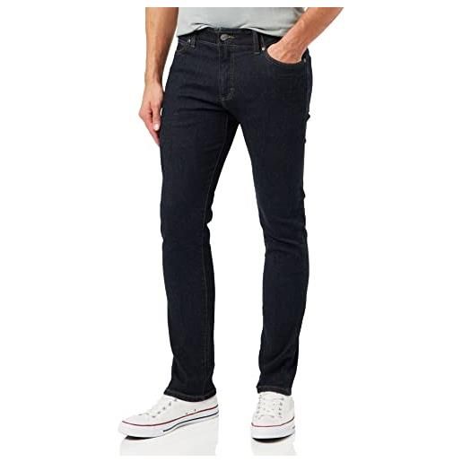 Lee extreme motion skinny jeans, nero (night wanderer aa), 38w / 30l uomo