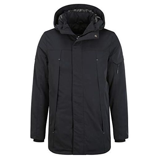 Indicode rader giacca lunga invernale giubbotto parka all'esterna da uomo, taglia: xl, colore: black (999)