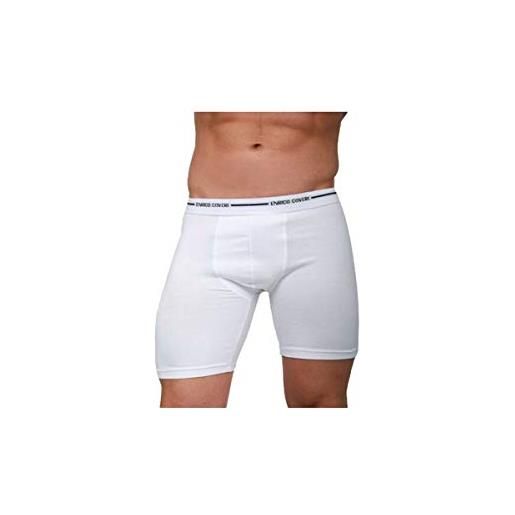 Enrico Coveri eb1000long-b boxer, color blanco, xl uomo