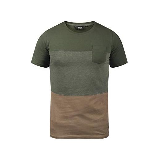 !Solid mingo maglietta a maniche corte t-shirt con stampa da uomo, taglia: xl, colore: climb ivy (3785)