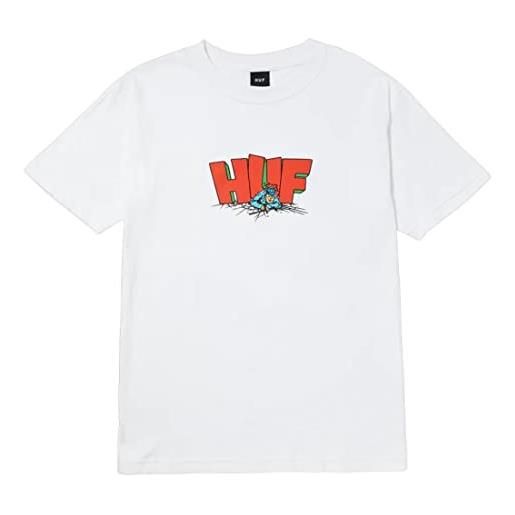HUF maglietta da uomo the drop, , bianco, xl