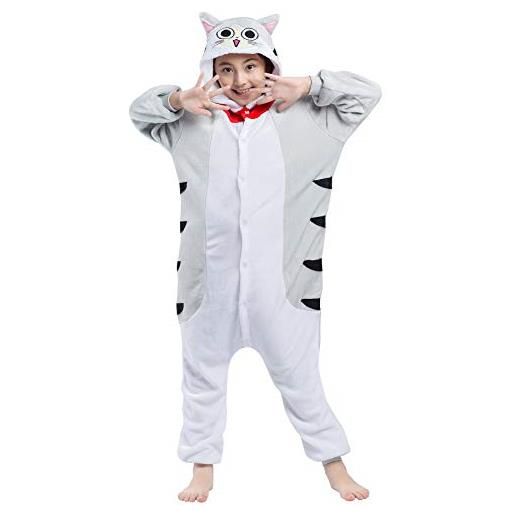 Taigood bambino pigiama gatto cartoni kigurumi animale cat cosplay da unisex