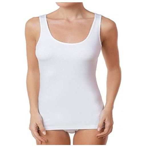 JADEA 3 canotte donna caldo cotone interlock art. 9205 (6, bianco)