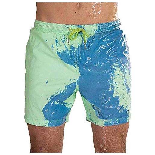 SG-TECH pantaloni da spiaggia da uomo ad asciugatura rapida che cambiano colore
