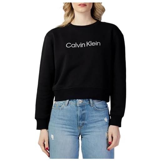 Calvin Klein performance donna pullover, ck black, 48
