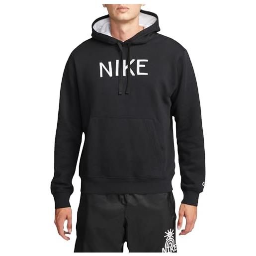 Nike felpa da uomo con cappuccio hbr nera taglia m codice dq4020-010