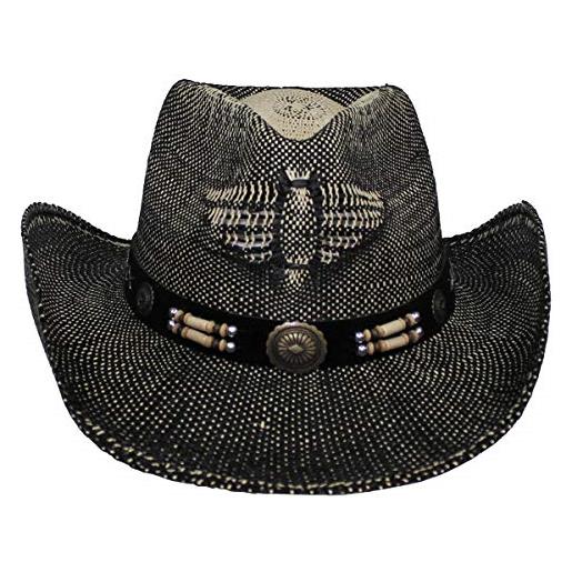 MFH western cappello di paglia taglia unica (texas)