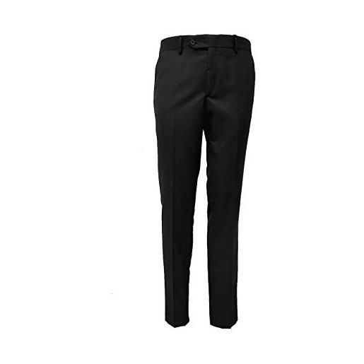 Mac Lain pantalone classico uomo lana vigogna made in italy tasca america 46 a 62 art2248 taglia 50 colore nero